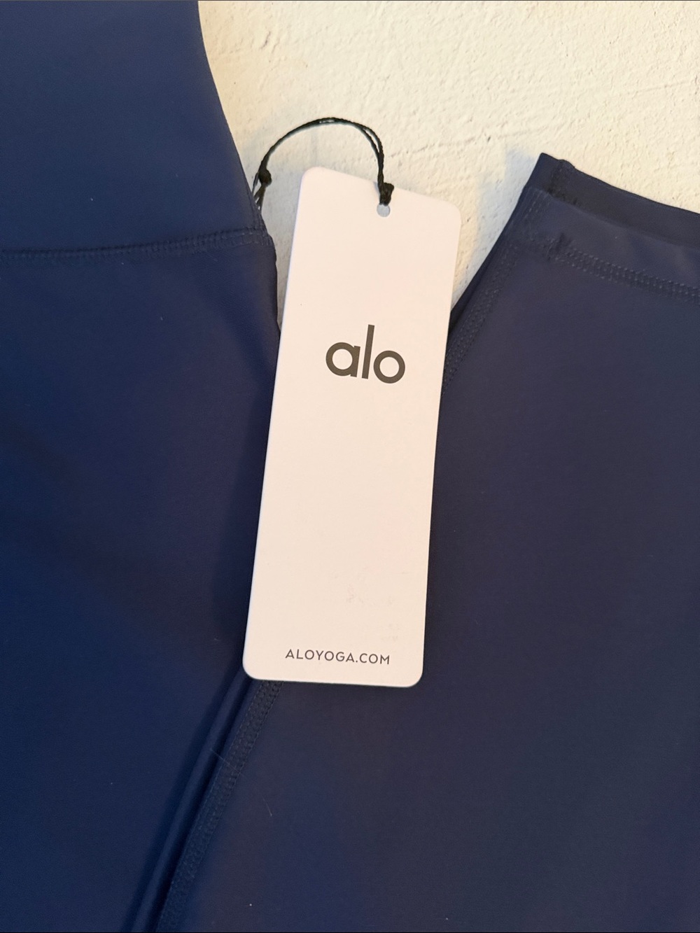 Alo High Waist 7/8 Air Lift Leggings - Navy - Picture 6 of 10